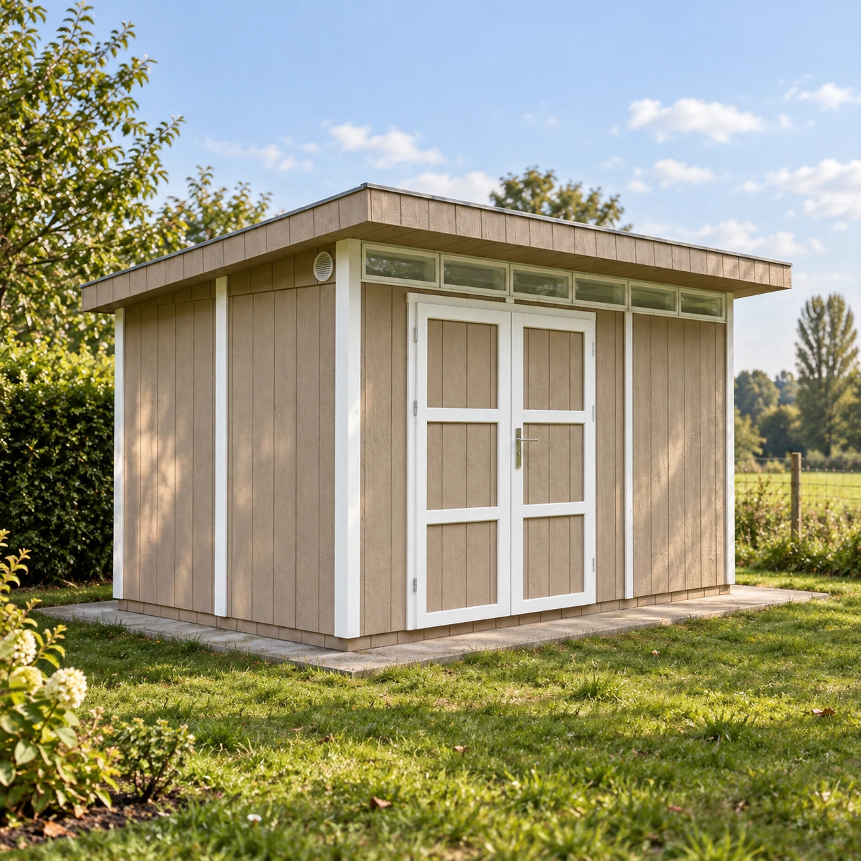LP® SmartSide® Blockbohlenhaus M904A – 236 x 368 cm – 9 m2 – Buitenaanzicht (16)