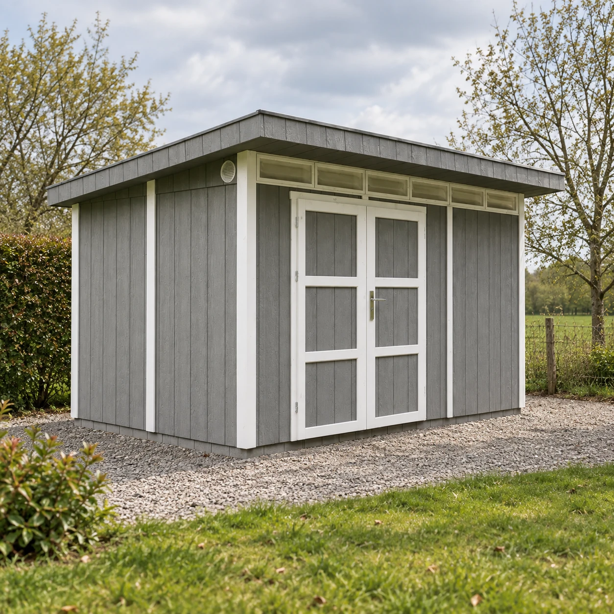 LP® SmartSide® Blockbohlenhaus M904A – 236 x 368 cm – 9 m2 – Buitenaanzicht (19)