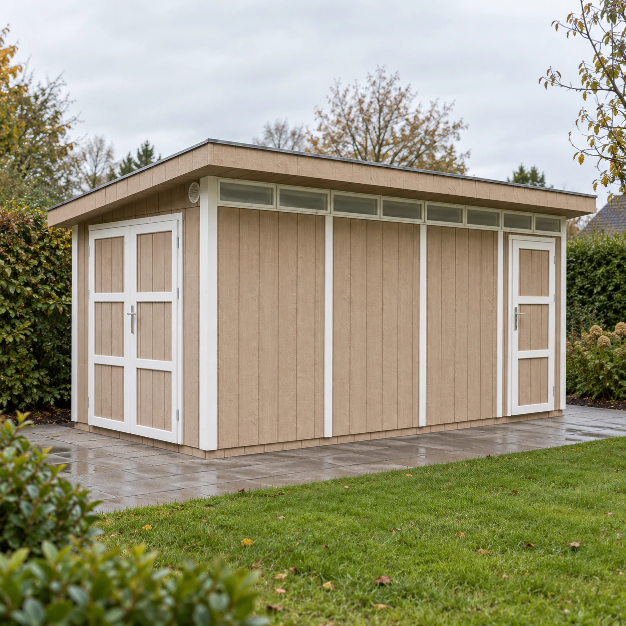 LP® SmartSide® Blockbohlenhaus M905C – 236 x 486 cm – 12 m2 – Buitenaanzicht (17)