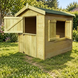 Houten speelhuisje Kiddy