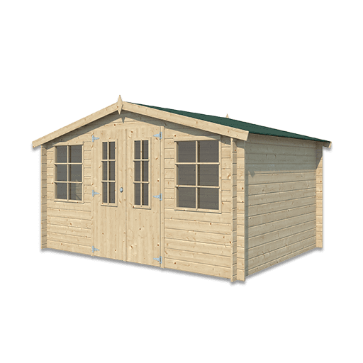 Woodlands tuinhuis Base 3077 blokhut alberta