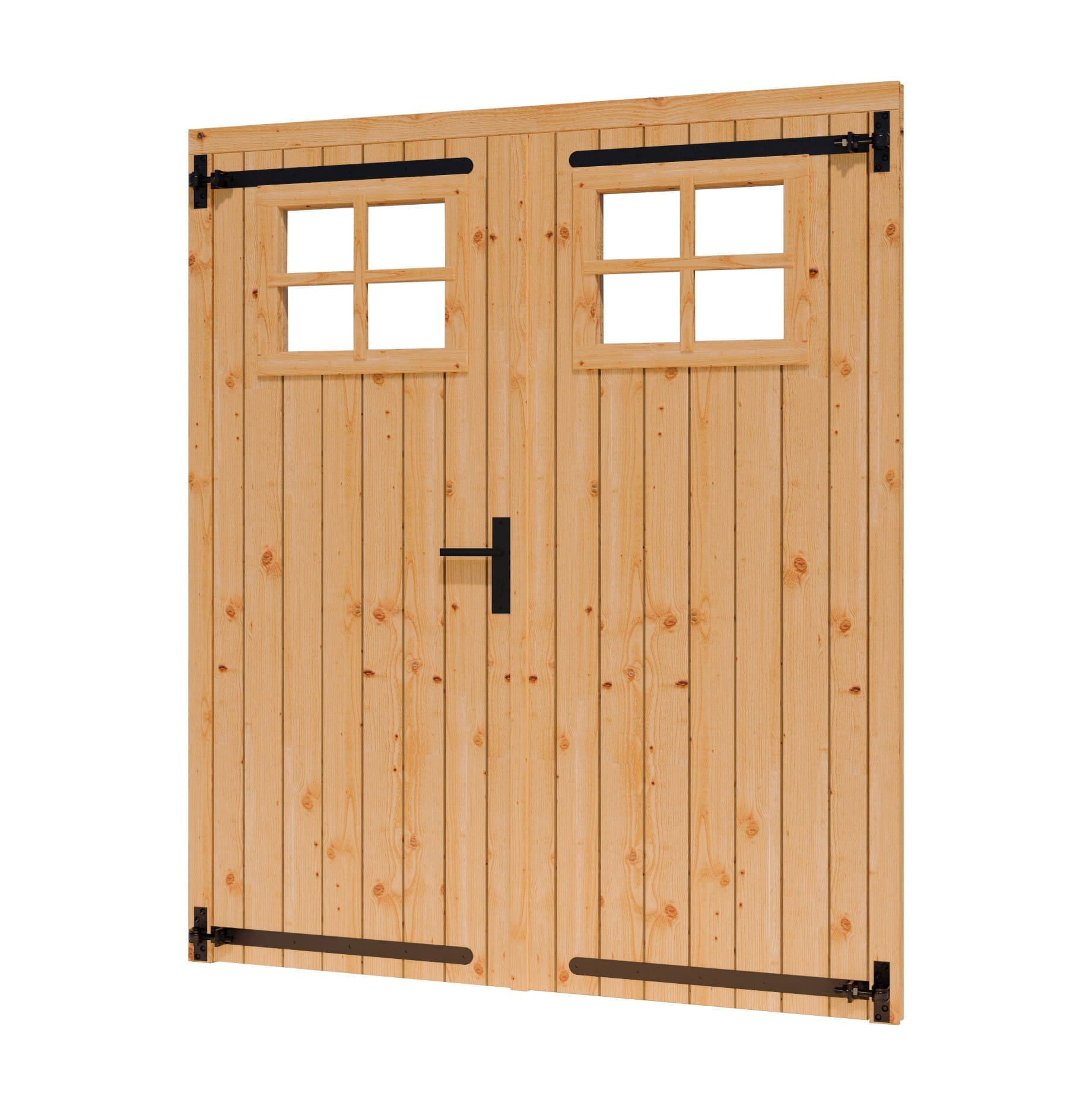 DOUGLAS dubbele deur met raam 1560x1950