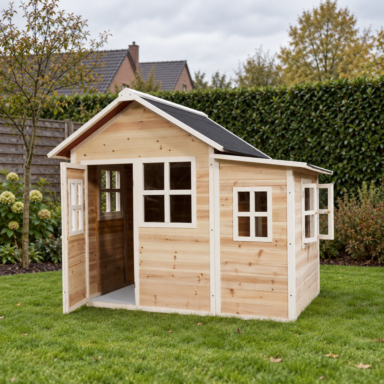 EXIT Loft 150 houten speelhuis – kleurkeuze – Buitenaanzicht (2)