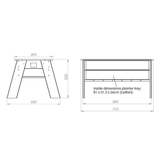 EXIT Aksent kweektafel L - Afbeelding 2