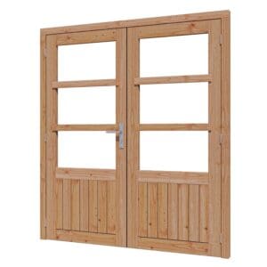 DOUGLAS dubbele glasdeur H verticaal 2x830x1942