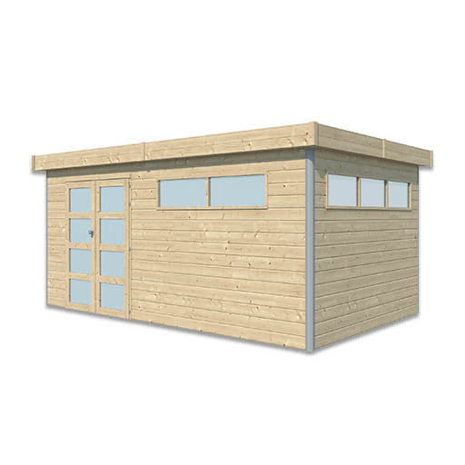 Woodlands tuinhuis KASUKO XL 5104ISO blokhut – 485×295 cm