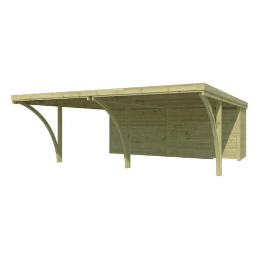 Woodlands carport MILAN QB CPTMIL – 594×720 cm