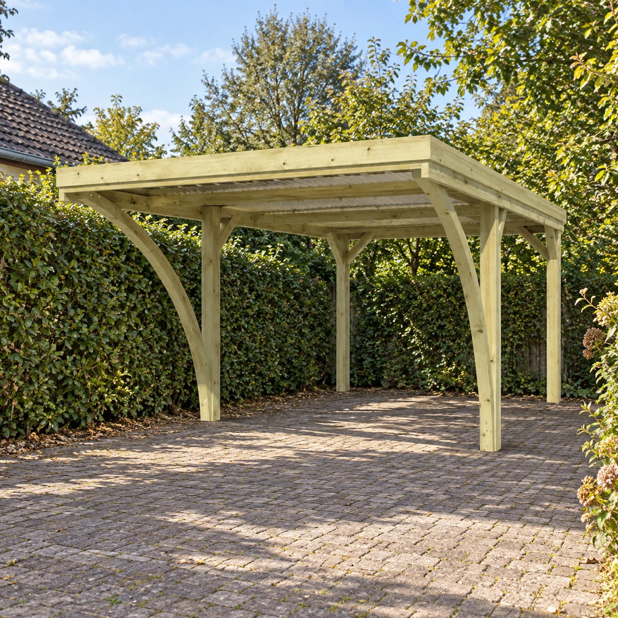 Gardenas carport LIDO CPTLID – 307×552 cm – Buitenaanzicht