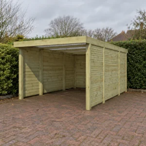 Woodlands carport QB CPTQBCOMBID – 307×554 cm