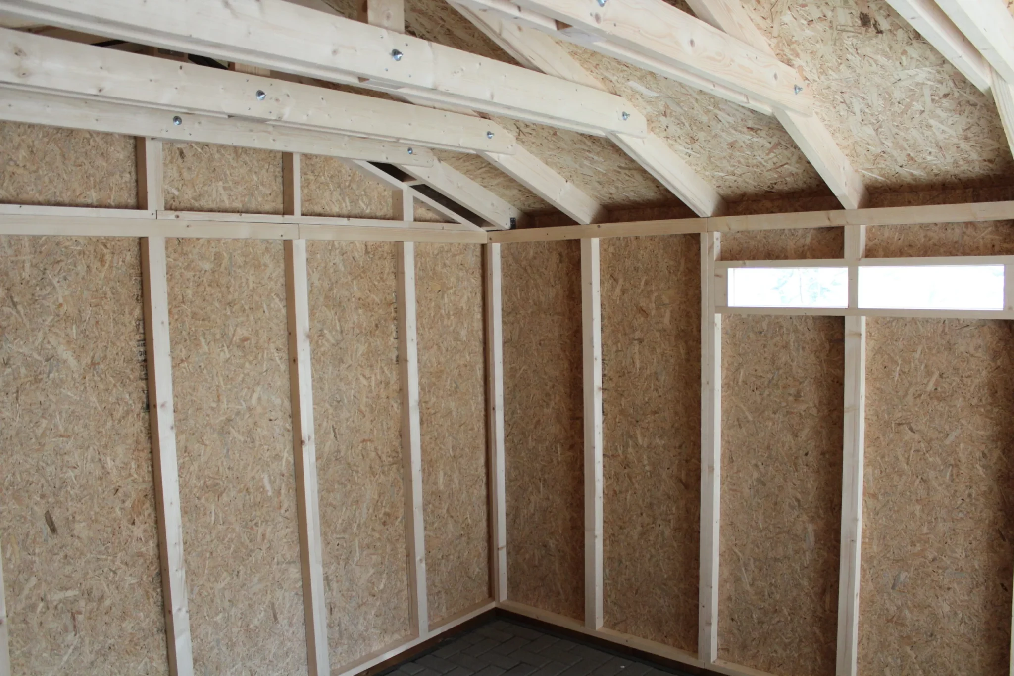 Woodlands houten tuinhuis – modeltekening met maten (3)