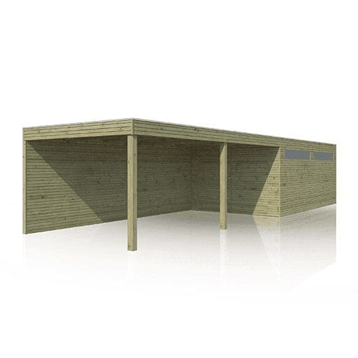 Woodlands garage QB DEXT 7211EXT600 – 1103 × 300 cm – Buitenaanzicht (5)