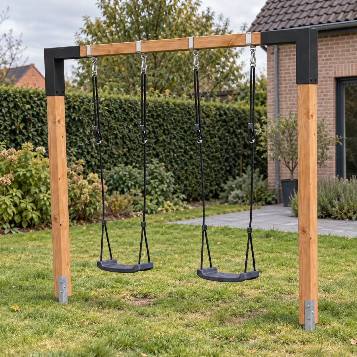 EXIT Linea 85 Doppelschaukel aus Holz
