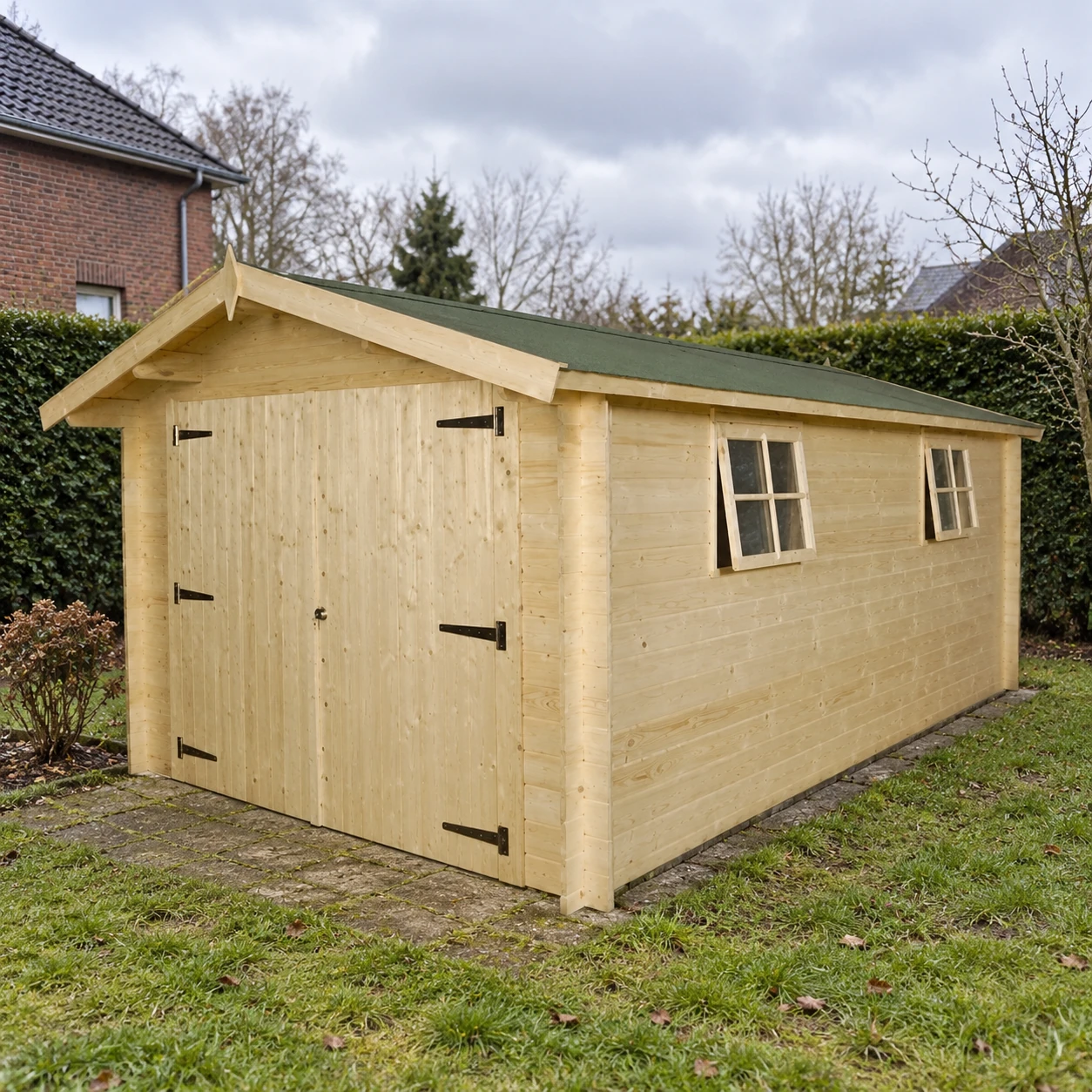 Woodlands garage Classic 3001 – 320x505 – Buitenaanzicht (5)