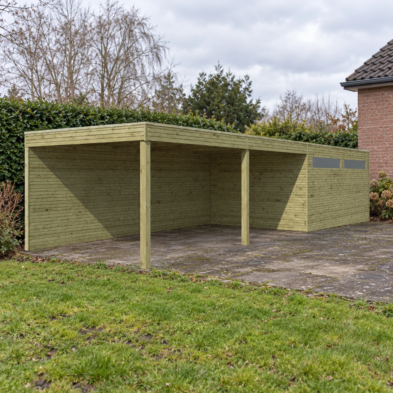 Woodlands garage QB DEXT 7211EXT600 – 1103 × 300 cm – Buitenaanzicht (5)