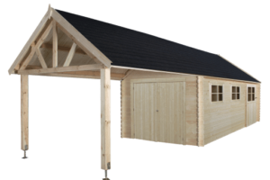 Garage en bois Woodlands Gloucester 3611EXT