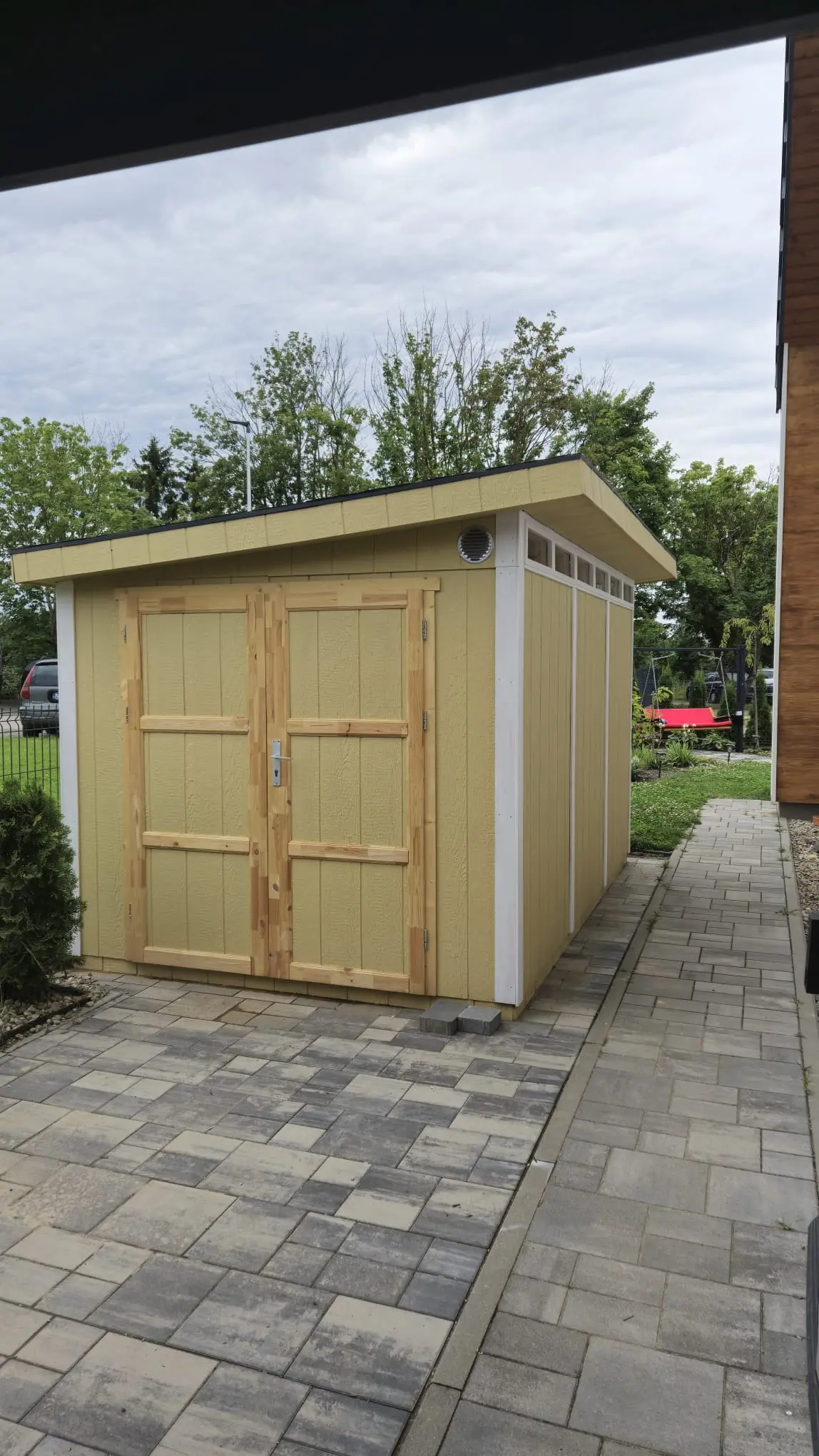 LP® SmartSide® Gartenhaus M904A – 236 × 368 cm – 9 m² – Außenansicht (7)